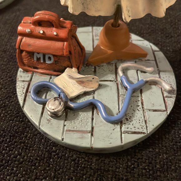 Doctor Uniform Outfit Figurine Vintage K’s Collection Medical Worker MD Lot of 4 - Picture 3 of 6